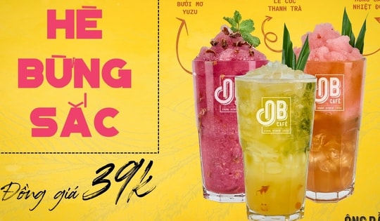 Cà Phê Ông Bầu ra mắt bộ sưu tập thức uống mới