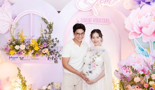 Tiệc chào đón em bé sắp chào đời của Ngô Thanh Vân và chồng trẻ