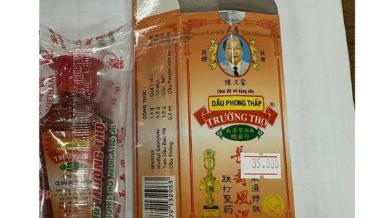 Cảnh báo về thuốc giả Dầu phong thấp Trường Thọ