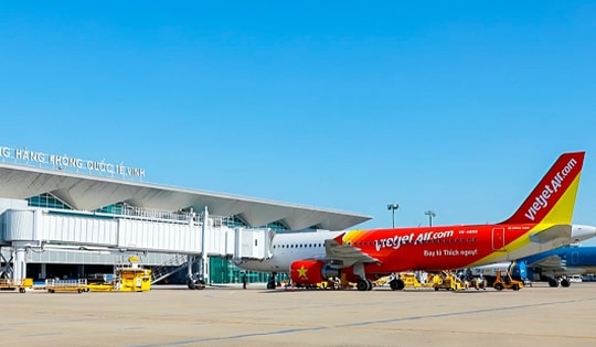 Tạm đóng Cảng hàng không Vinh từ 1/7 để thi công sửa chữa đường băng