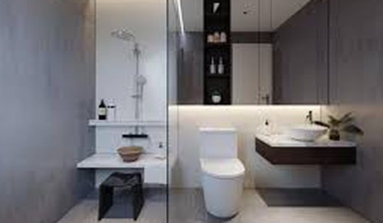 Cách thiết kế vách ngăn cho nhà vệ sinh nhỏ hẹp