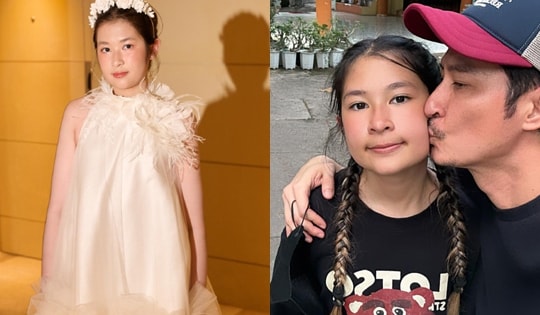 Tuổi 13 ra dáng thiếu nữ của con gái diễn viên Huy Khánh