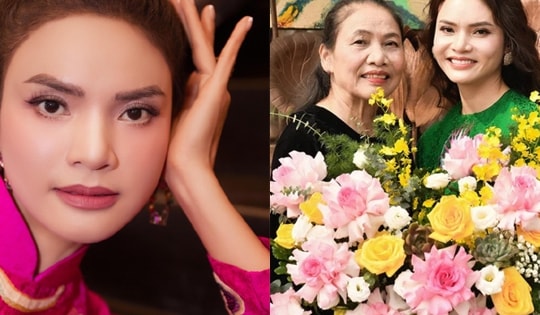 Mẹ ruột nữ NSND quê Nghệ An có đời thực bình dị, tuổi xế chiều sống an yên bên con cháu