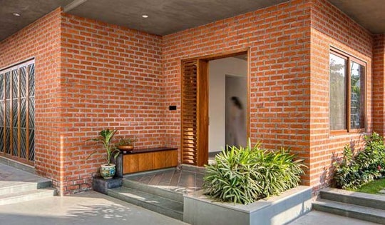 Giải pháp xây tường 2 lớp giúp không gian bên trong mát mẻ vào mùa hè và ấm áp vào mùa đông