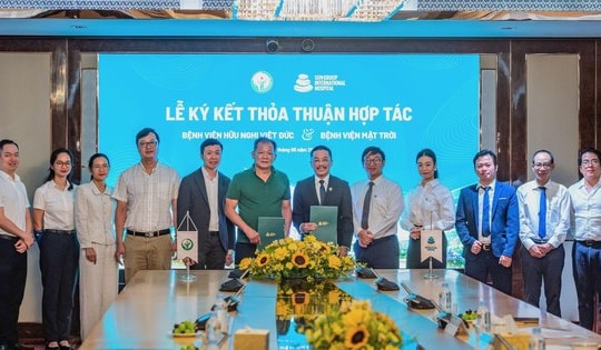 Bệnh viện Hữu nghị Việt Đức và Bệnh viện Mặt Trời ký kết hợp tác chuyên môn: Chung tay nâng cao chất lượng điều trị