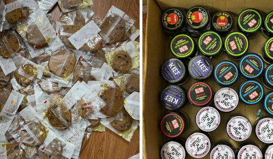 Lật tẩy đường dây cần sa 'trá hình' dưới vỏ bọc bánh kẹo, thuốc lá điện tử