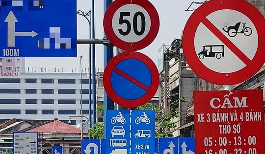 Cả nước có hơn 10.000 biển báo giao thông bất cập: Khó hiểu, khó tránh, dễ bị phạt