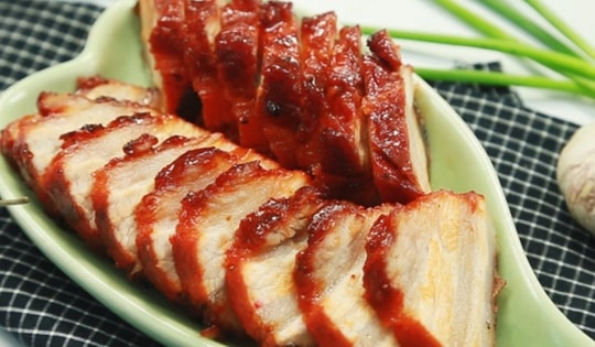 Cách làm thịt xá xíu bằng nồi chiên không dầu ngon mềm mọng nước, chuẩn vị