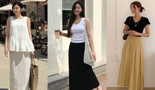 10 cách mặc chân váy dài nhẹ mát và đẹp ngẩn ngơ trong mùa hè