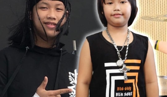 Ngoại hình khác lạ ở tuổi 18 của 'thần đồng đánh trống'