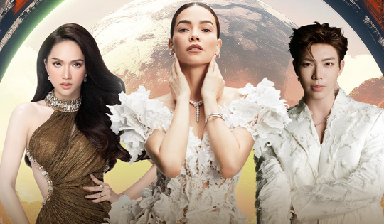 Hồ Ngọc Hà, Hương Giang, Erik biểu diễn trong đêm Chung kết Hoa hậu Trái đất Việt Nam 2025