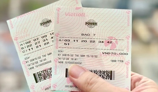 Vietlott tìm thấy 2 người chơi may mắn cùng lúc Jackpot tiền tỷ