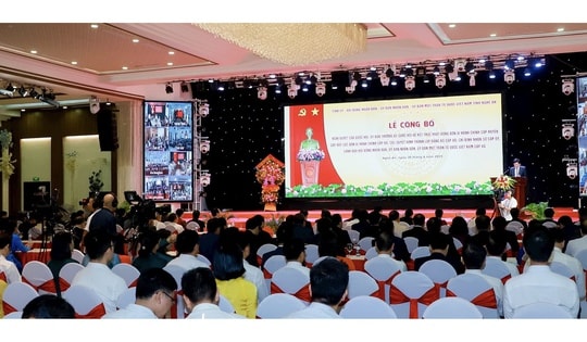 130 đơn vị hành chính cấp xã và đội ngũ lãnh đạo chủ chốt tại Nghệ An sau sắp xếp