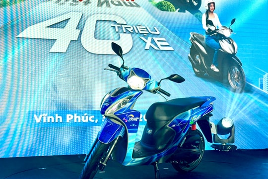 40 triệu xe máy Honda xuất xưởng tại Việt Nam, tỷ lệ nội địa hóa đạt 96%