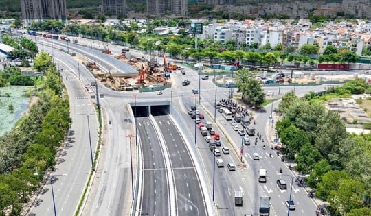 TP Hồ Chí Minh: Thông xe hầm chui gần 350 tỷ đồng tại nút giao An Phú