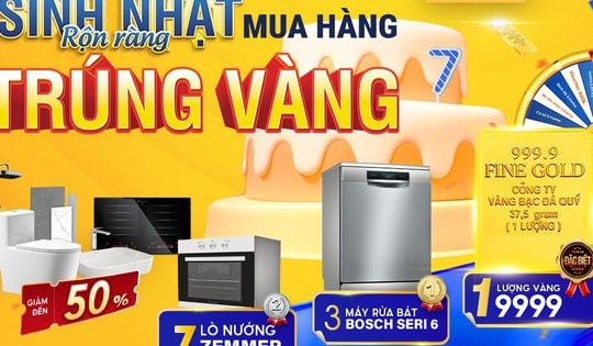 S.Home mừng sinh nhật 7 tuổi với ưu đãi lớn toàn hệ thống