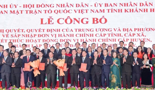 Lãnh đạo chủ chốt tỉnh Khánh Hòa sau sáp nhập