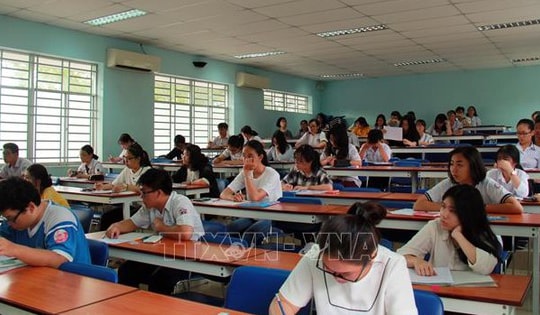 Thí sinh thiệt 30 phút làm bài được tổ chức đợt thi Đánh giá năng lực bổ sung