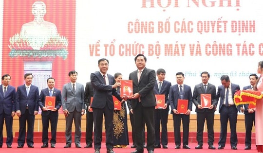 Công bố Quyết định bổ nhiệm Giám đốc Sở Y tế Phú Thọ