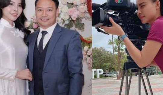 Sắc vóc gợi cảm của biên tập viên VTV vừa cưới HLV Vũ Hồng Việt