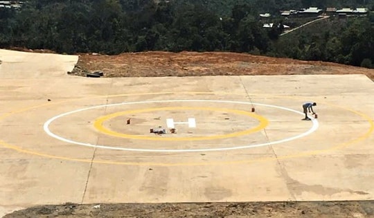 Đà Nẵng xây dựng bãi đáp trực thăng ứng phó thiên tai