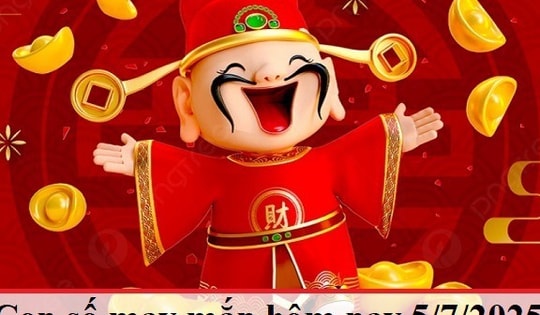 Con số may mắn hôm nay 5/7 - số tài lộc 12 con giáp theo năm sinh