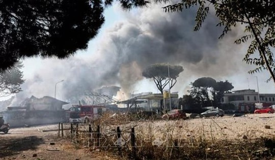 Vụ nổ trạm xăng tại Rome (Italy): Số người bị thương tăng lên 45