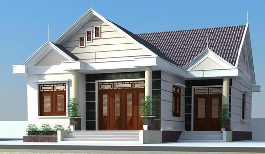 Mẫu nhà mái Thái cấp 4 đẹp phù hợp khí hậu Việt Nam và chi phí xây dựng