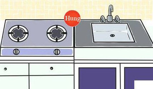 Khoảng cách bếp và bồn rửa phải chuẩn phong thủy như dưới đây mới không bị tán lộc, vợ chồng đỡ hẳn cãi vã
