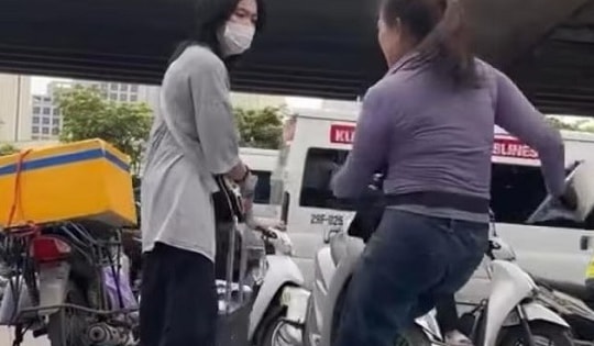 Hà Nội: Công an xác minh cô gái trẻ bị người phụ nữ bán trà đá xua đuổi tại Bến xe Mỹ Đình