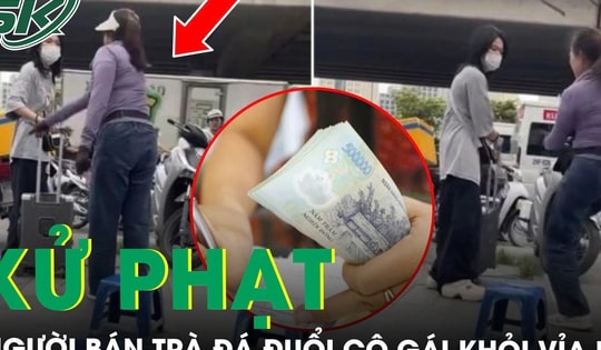 Xử phạt người bán trà đá đuổi cô gái khỏi vỉa hè vì ‘đứng vào chỗ bán hàng’