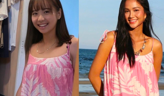 Chồng H'Hen Niê gây sốt vì đội tóc giả, mặc váy bầu của vợ