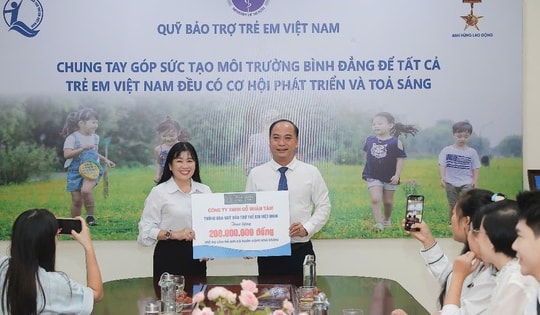 Tiếp nhận 1 tỷ đồng để ưu tiên hỗ trợ phẫu thuật tim cho trẻ có hoàn cảnh khó khăn