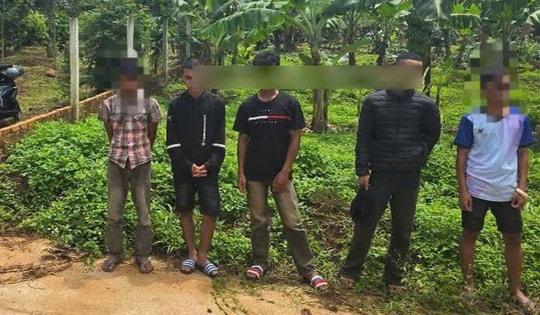 5 thanh thiếu niên cướp điện thoại, cầm cố lấy tiền... mua bia