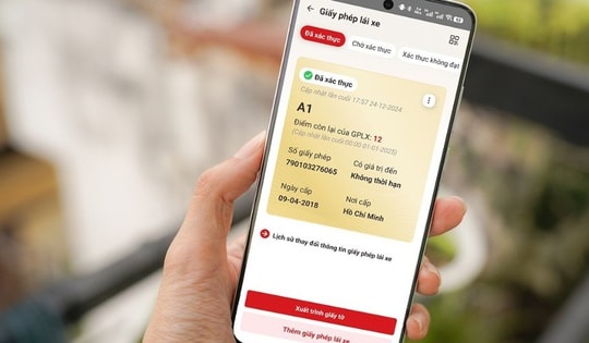 Hàng triệu người dân phải lưu ý những gì khi cập nhật giấy phép lái xe trên VNeID từ tháng 7/2025?