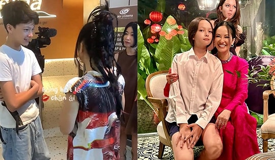 Diện mạo như soái ca ở tuổi 13 của con trai diva Hồng Nhung