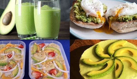 Các món ăn từ quả bơ giúp làm đẹp da, tóc khỏe