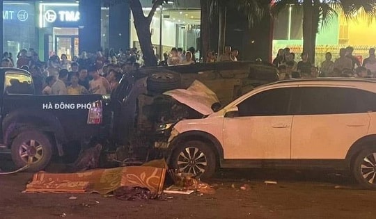 Vụ ô tô tông liên hoàn 7 phương tiện, 1 người chết, lái xe có nồng độ cồn rất cao

