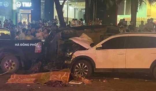 Tạm giữ hình sự tài xế ô tô tông liên hoàn khiến 1 người tử vong ở Hà Nội