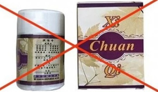 Cảnh báo: Không kinh doanh, sử dụng sản phẩm thuốc Xi Chuan Qi