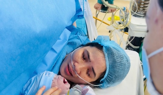 Em bé thứ 8 được thông tim xuyên bào thai thành công đã chào đời khỏe mạnh