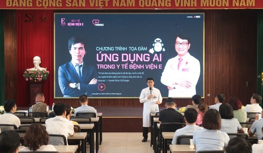Đưa trí tuệ nhân tạo (AI) vào công tác khám chữa bệnh tại Bệnh viện E, mang lại nhiều lợi ích cho người bệnh