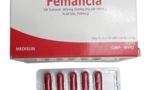 Bộ Y tế cấm sản xuất, lưu hành một loại thuốc điều trị thiếu máu
