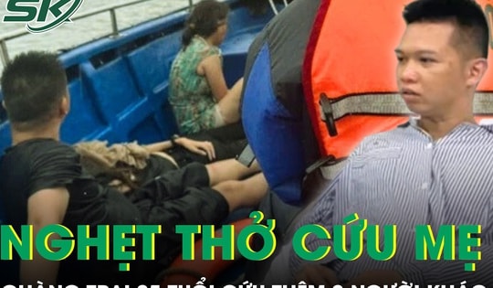 Giây phút nghẹt thở lặn xuống cứu mẹ của chàng trai 35 tuổi trong vụ lật tàu ở Hạ Long