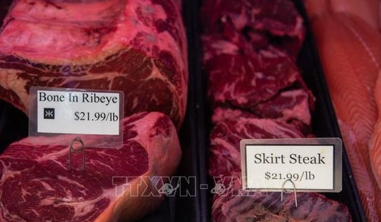 Sau trứng, giá thịt bò Mỹ tăng lên mức cao kỷ lục