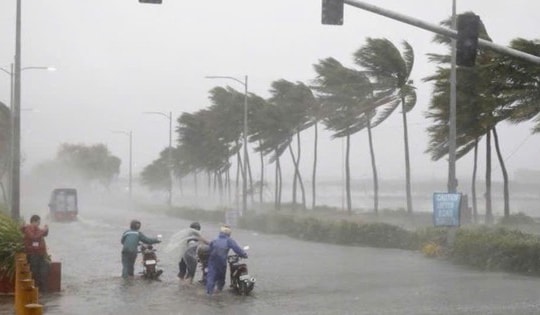 Diễn biến mưa lớn các khu vực khi bão số 3 đổ bộ