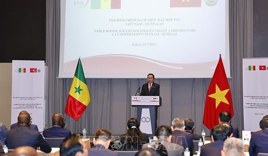 Chủ tịch Quốc hội Trần Thanh Mẫn dự tọa đàm chính sách thúc đẩy hợp tác Việt Nam - Senegal