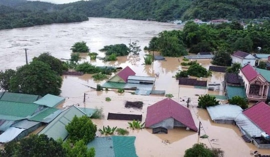 Nhiều khu vực tiếp tục mưa lớn do hoàn lưu bão số 3