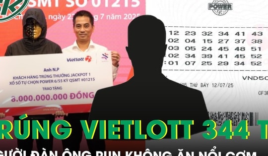 Trúng Vietlott gần 345 tỷ đồng, người đàn ông run bần bật, không ăn nổi cơm, mãi mới dám kể cho vợ