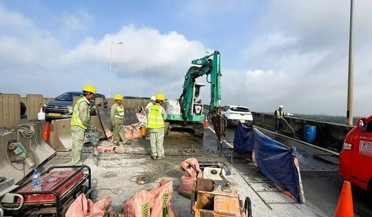 Cầu Long Thành hoàn thành sửa chữa, thông xe trở lại từ trưa 25/7